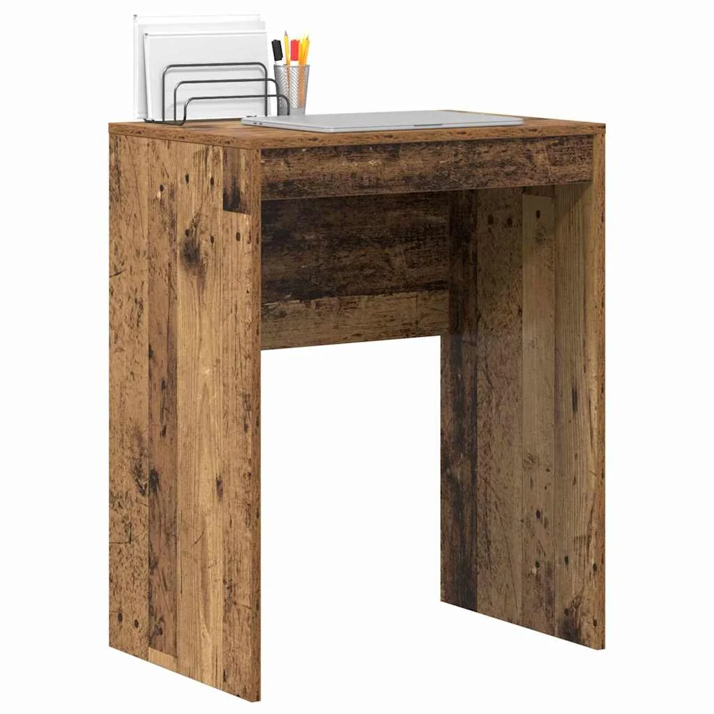 Bureau 60 x 40 x 76 cm bois ancien bois d'ingénierie – vue de détail