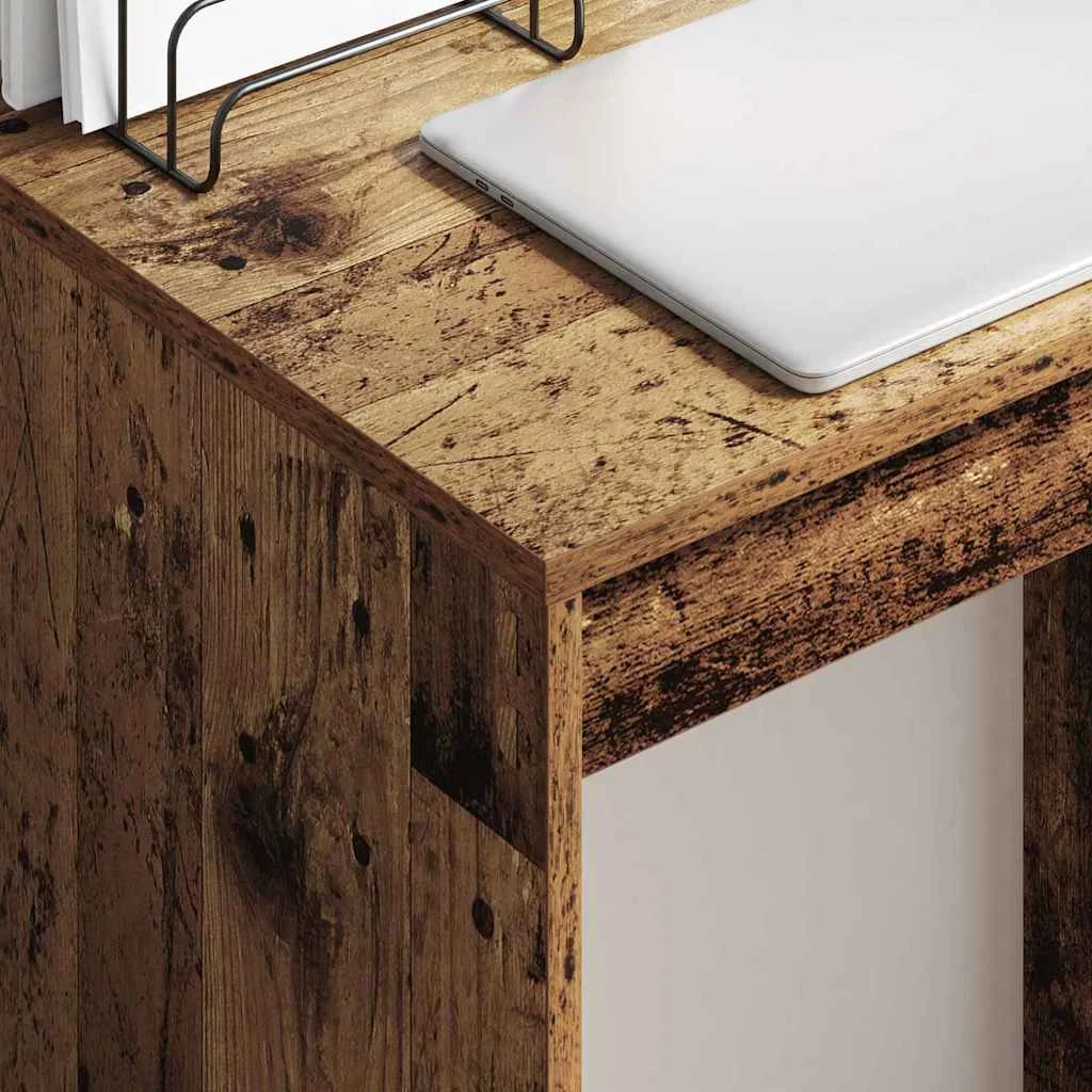 Bureau 60 x 40 x 76 cm bois ancien bois d'ingénierie – vue en situation