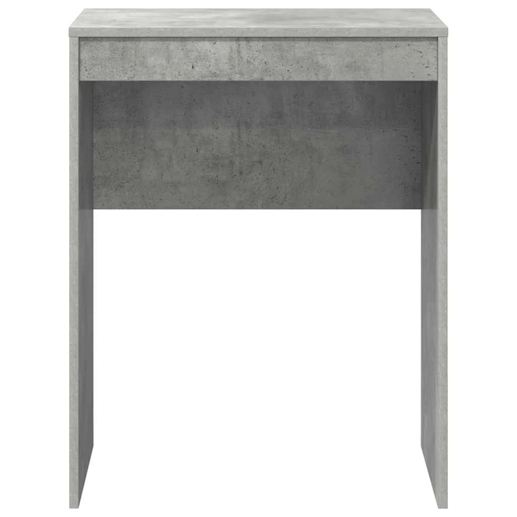 Bureau 60 x 40 x 76 cm gris béton bois d'ingénierie – vue de dessus