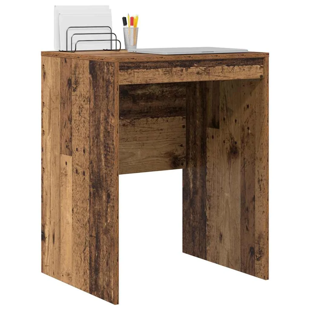 Bureau 60 x 50 x 76 cm bois ancien bois d'ingénierie – vue de détail