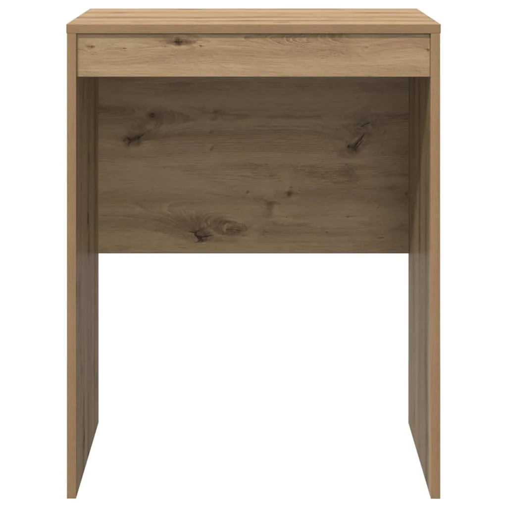 Bureau 60 x 50 x 76 cm chêne artisanal bois d'ingénierie – vue de dessus