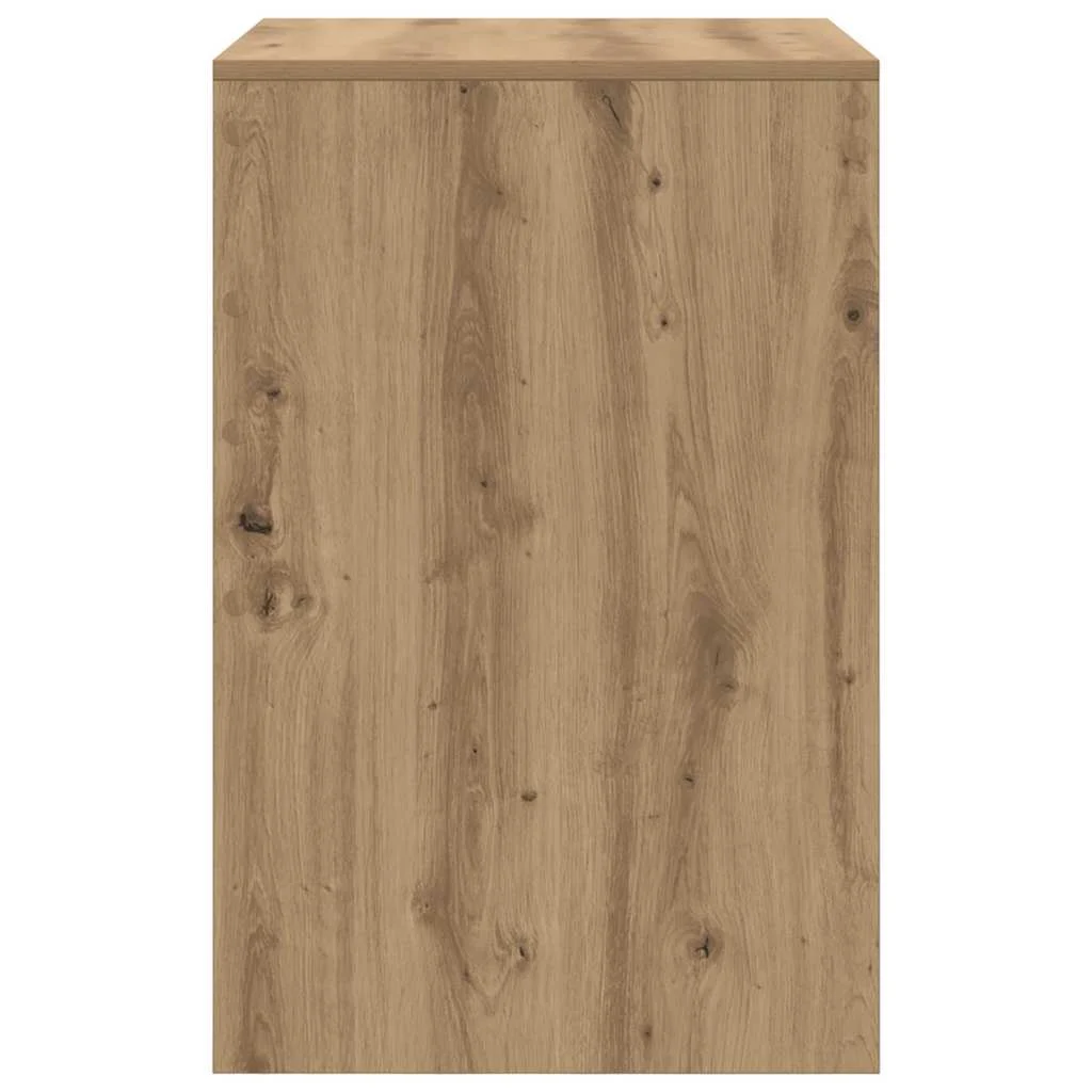 Bureau 60 x 50 x 76 cm chêne artisanal bois d'ingénierie – vue de dos