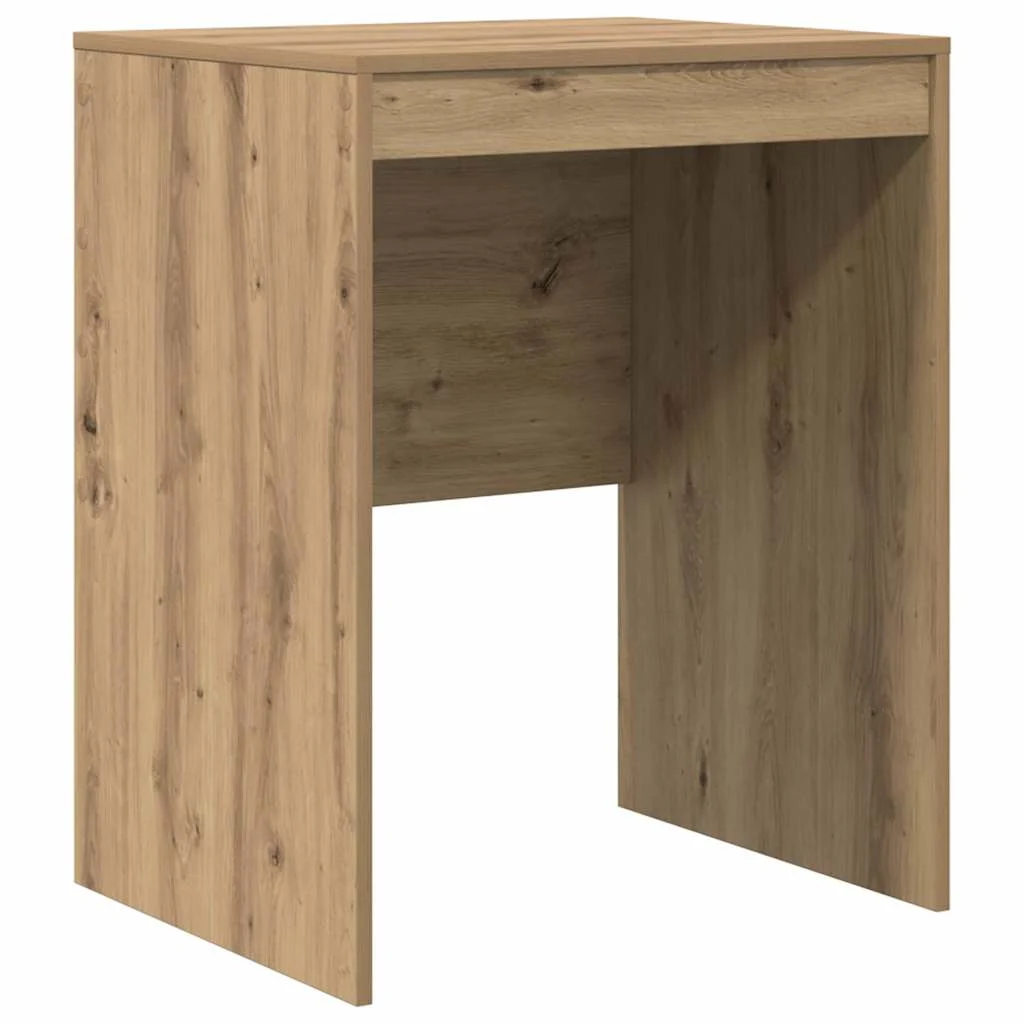 Bureau 60 x 50 x 76 cm chêne artisanal bois d'ingénierie – vue de côté
