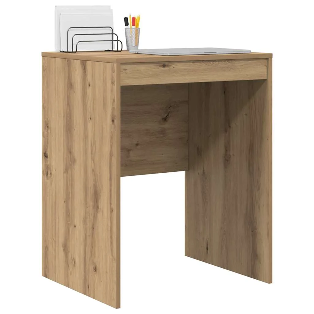Bureau 60 x 50 x 76 cm chêne artisanal bois d'ingénierie – vue de détail