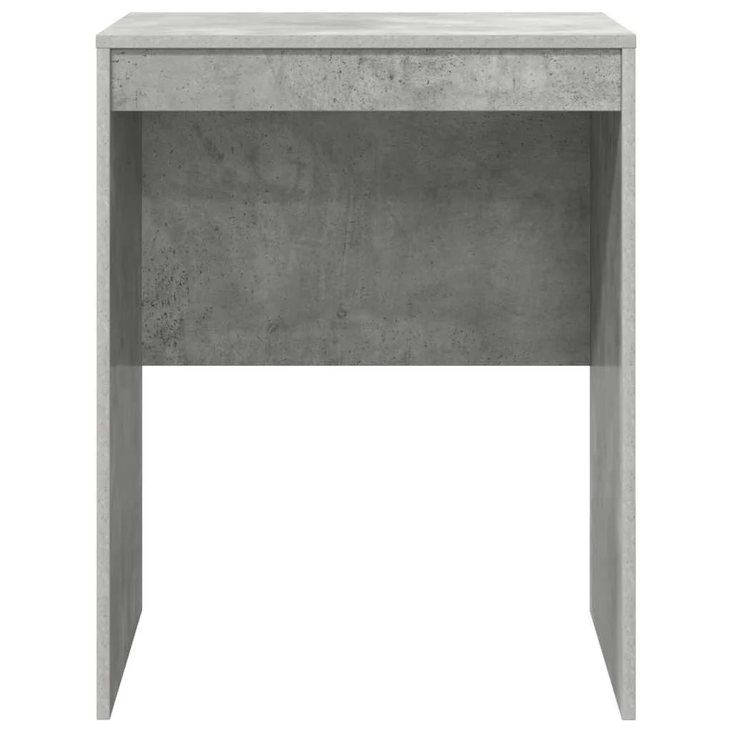 Bureau 60 x 50 x 76 cm gris béton bois d'ingénierie – vue de dessus