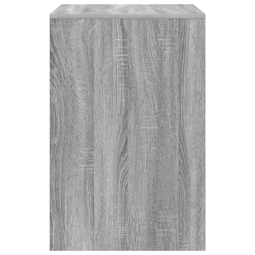 Bureau 60 x 50 x 76 cm sonoma gris bois d'ingénierie – vue de dos
