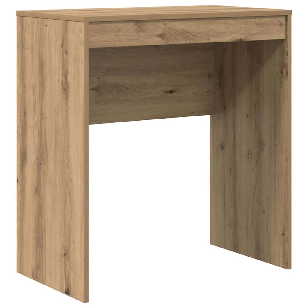 Bureau 70 x 40 x 76 cm chêne artisanal bois d'ingénierie – vue de côté