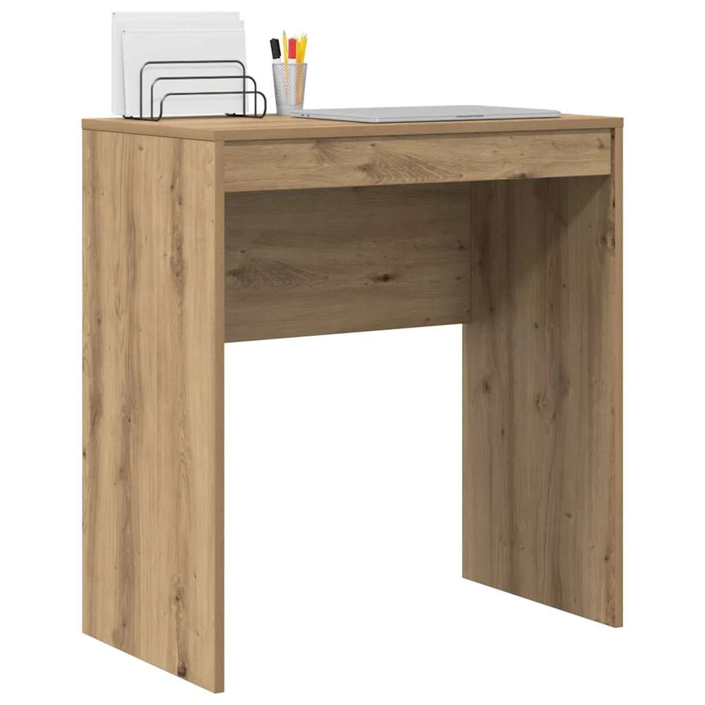 Bureau 70 x 40 x 76 cm chêne artisanal bois d'ingénierie – vue de détail