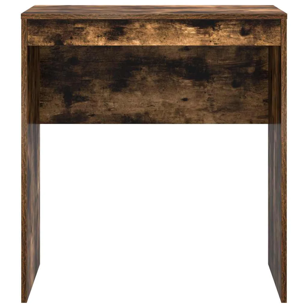 Bureau 70 x 40 x 76 cm chêne fumé bois d'ingénierie – vue de dessus
