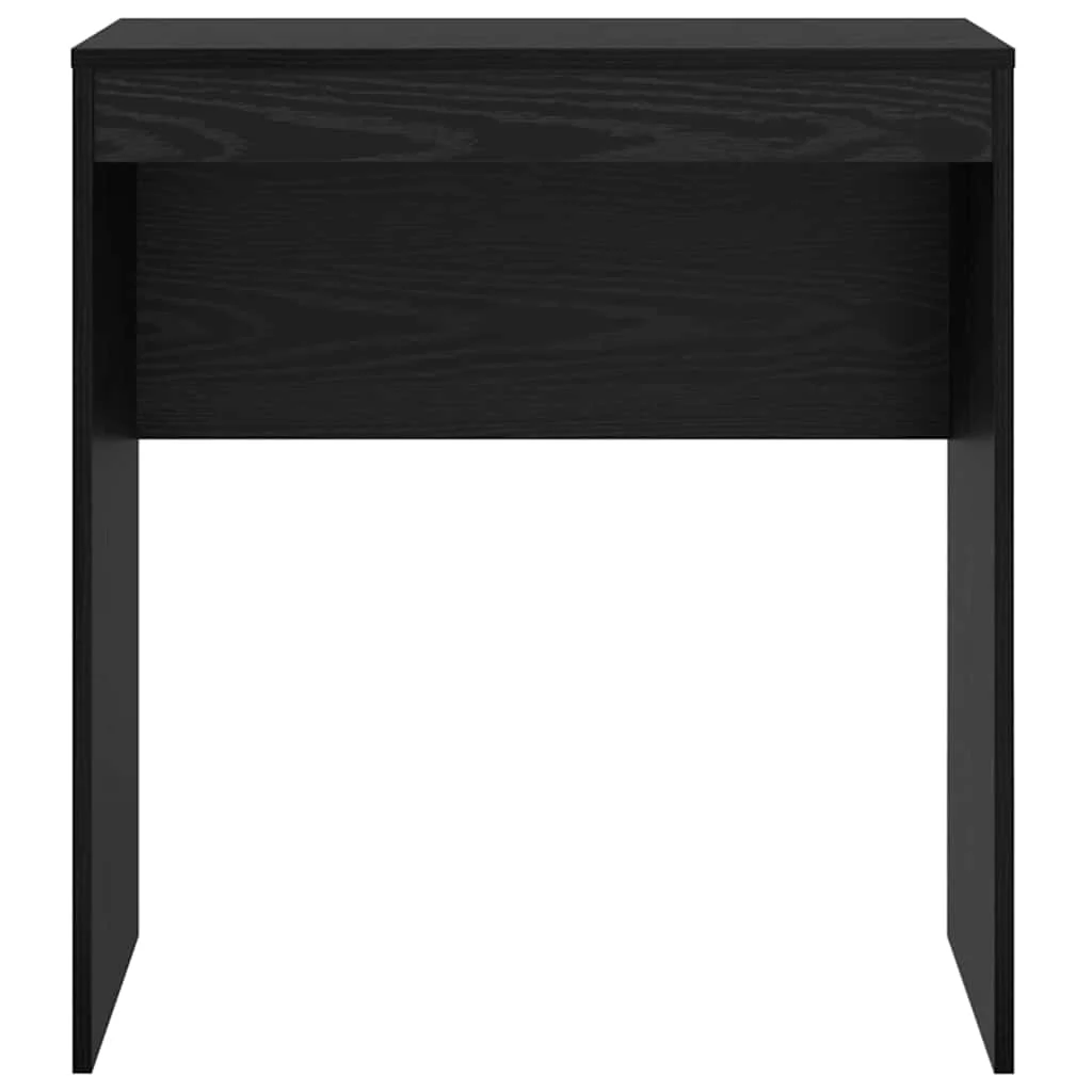 Bureau 70 x 40 x 76 cm chêne noir bois d'ingénierie – vue de dessus