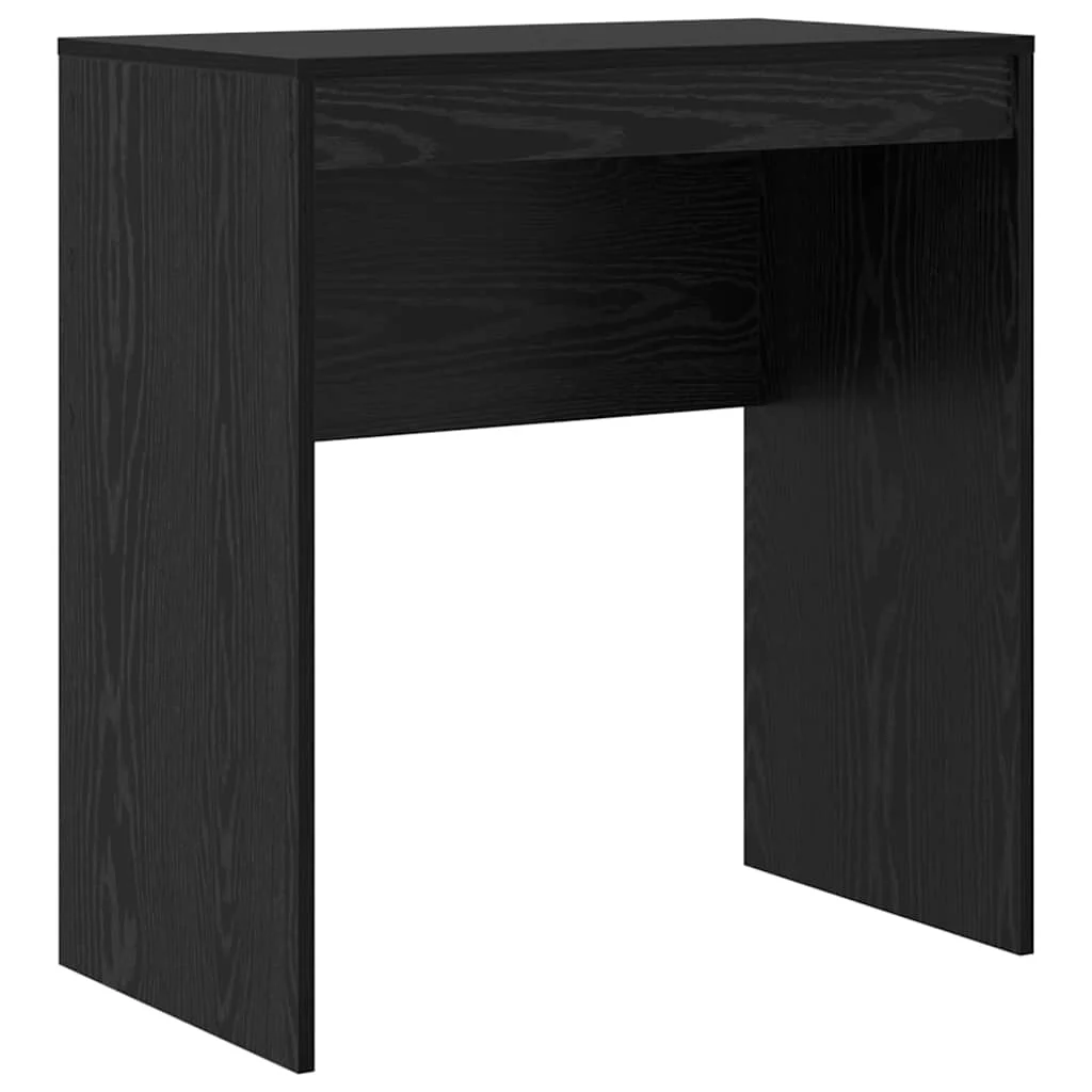 Bureau 70 x 40 x 76 cm chêne noir bois d'ingénierie – vue de côté
