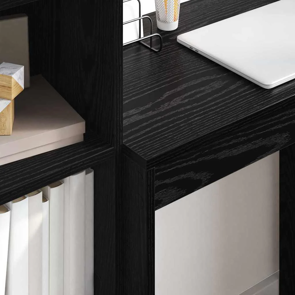 Bureau 70 x 40 x 76 cm chêne noir bois d'ingénierie – vue en situation