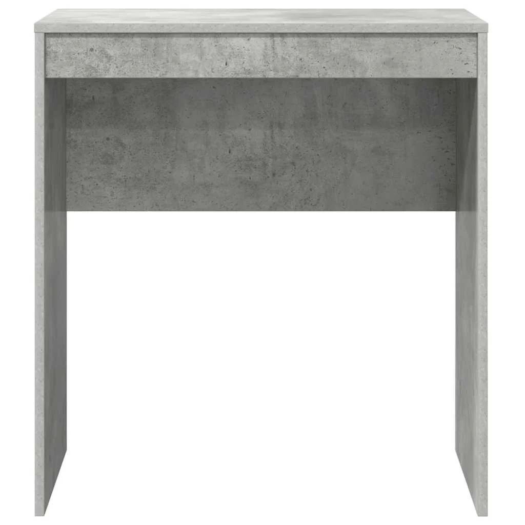 Bureau 70 x 40 x 76 cm gris béton bois d'ingénierie – vue de dessus