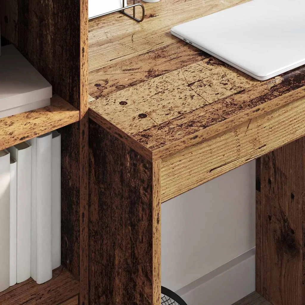 Bureau 70 x 50 x 76 cm bois ancien bois d'ingénierie – vue en situation