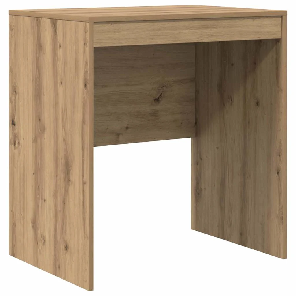 Bureau 70 x 50 x 76 cm chêne artisanal bois d'ingénierie – vue de côté