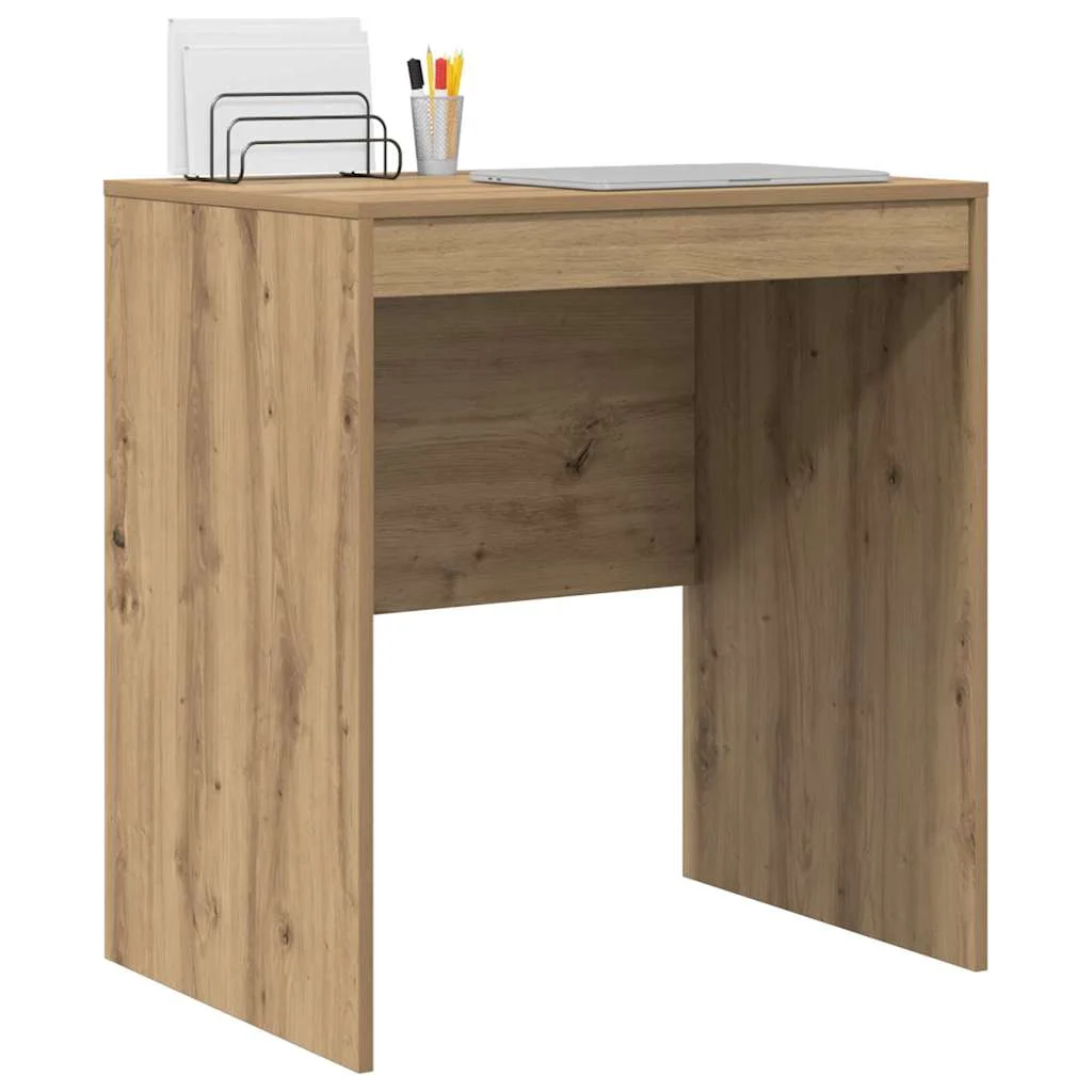 Bureau 70 x 50 x 76 cm chêne artisanal bois d'ingénierie – vue de détail