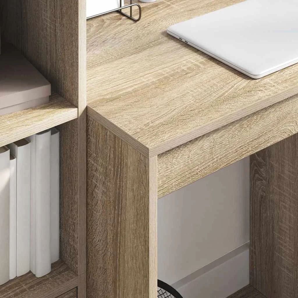 Bureau 70 x 50 x 76 cm chêne sonoma bois d'ingénierie – vue en situation