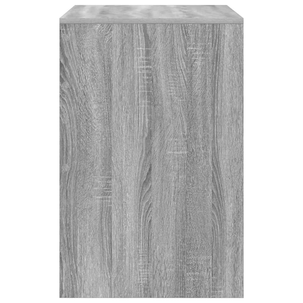 Bureau 70 x 50 x 76 cm sonoma gris bois d'ingénierie – vue de dos