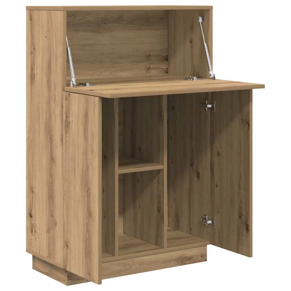 Bureau 71,5 x 31,5 x 106,5 cm chêne artisanal bois d'ingénierie – vue de dessus
