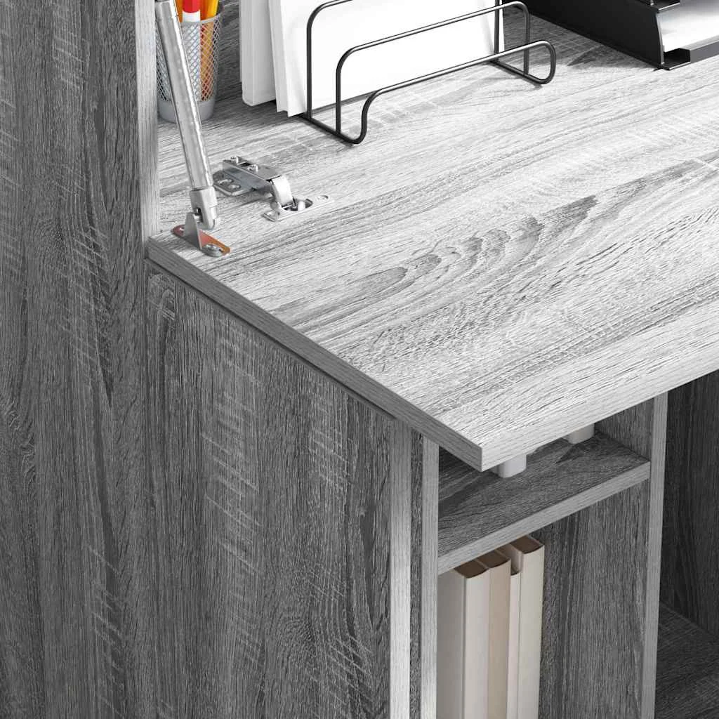 Bureau 71,5 x 31,5 x 106,5 cm sonoma gris bois d'ingénierie – vue en situation