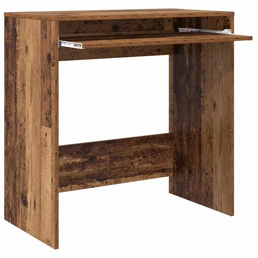 Bureau 77,5 x 43 x 79 cm bois ancien bois d'ingénierie – vue de dessus