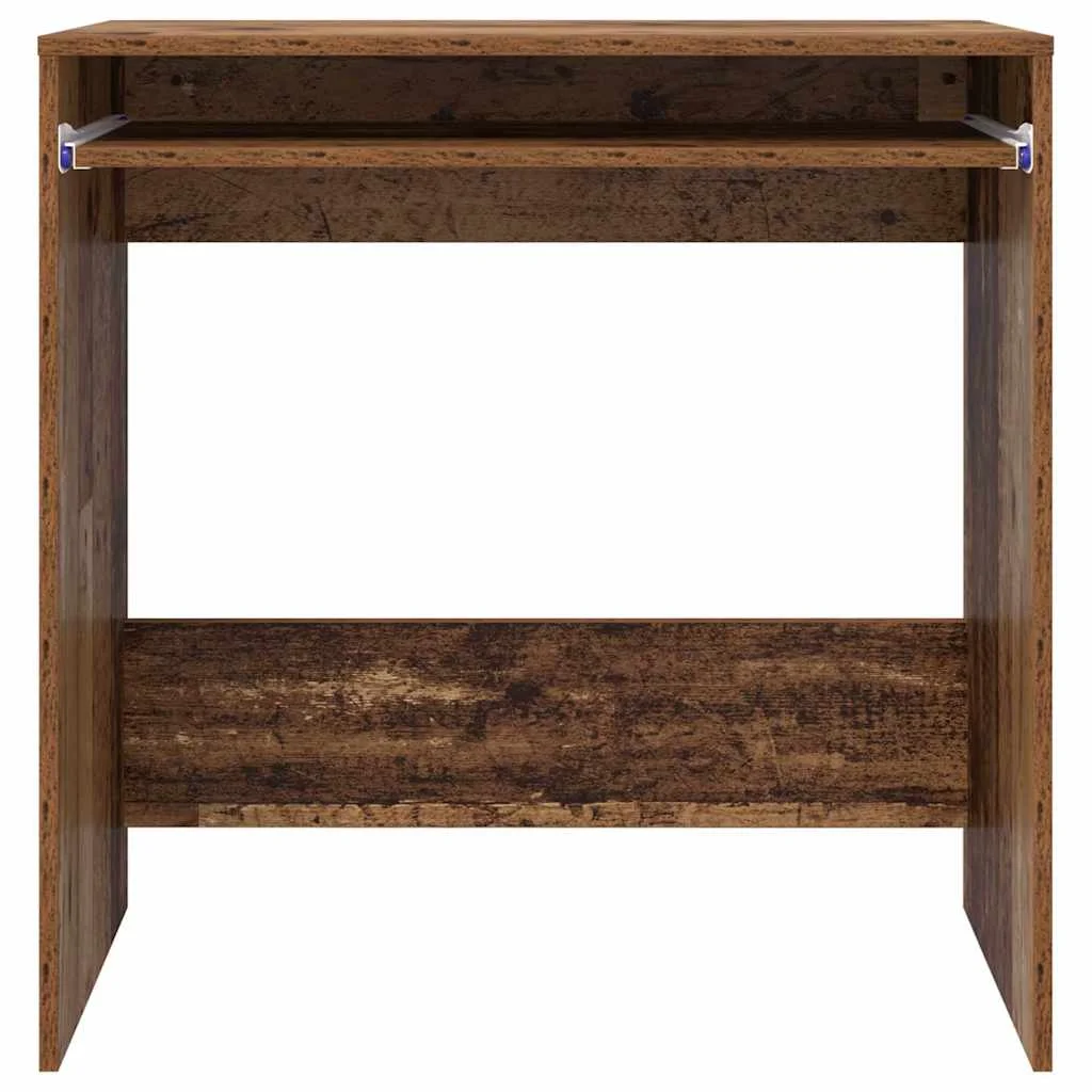 Bureau 77,5 x 43 x 79 cm bois ancien bois d'ingénierie – vue de dos