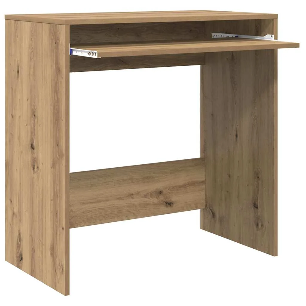 Bureau 77,5 x 43 x 79 cm chêne artisanal bois d'ingénierie – vue de dessus