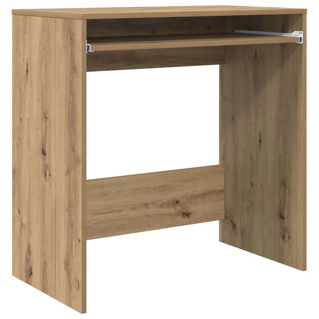 Bureau 77,5 x 43 x 79 cm chêne artisanal bois d'ingénierie – vue de côté