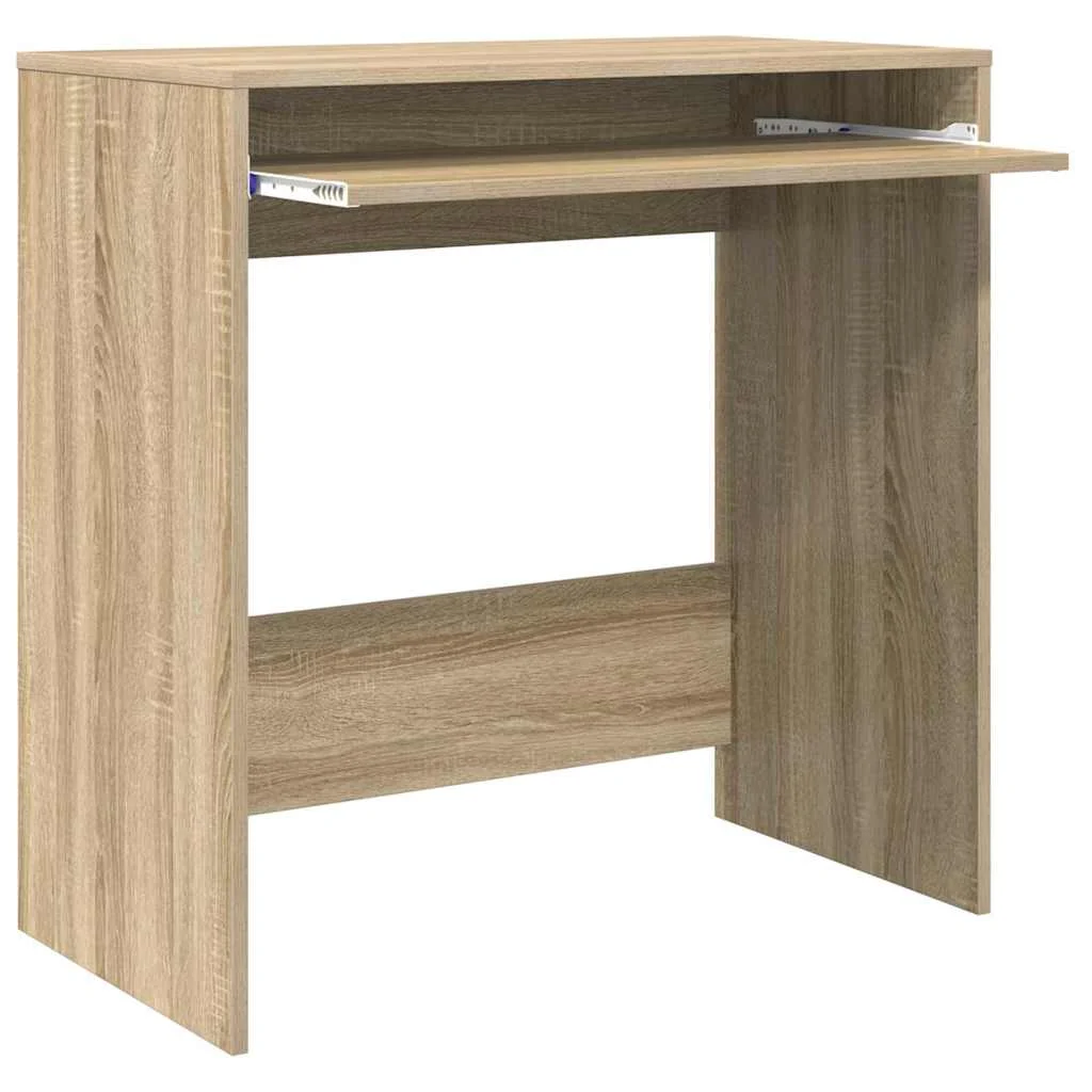 Bureau 77,5 x 43 x 79 cm chêne sonoma bois d'ingénierie – vue de dessus