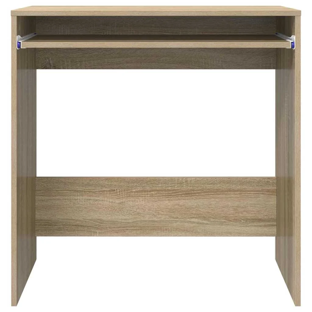 Bureau 77,5 x 43 x 79 cm chêne sonoma bois d'ingénierie – vue de dos