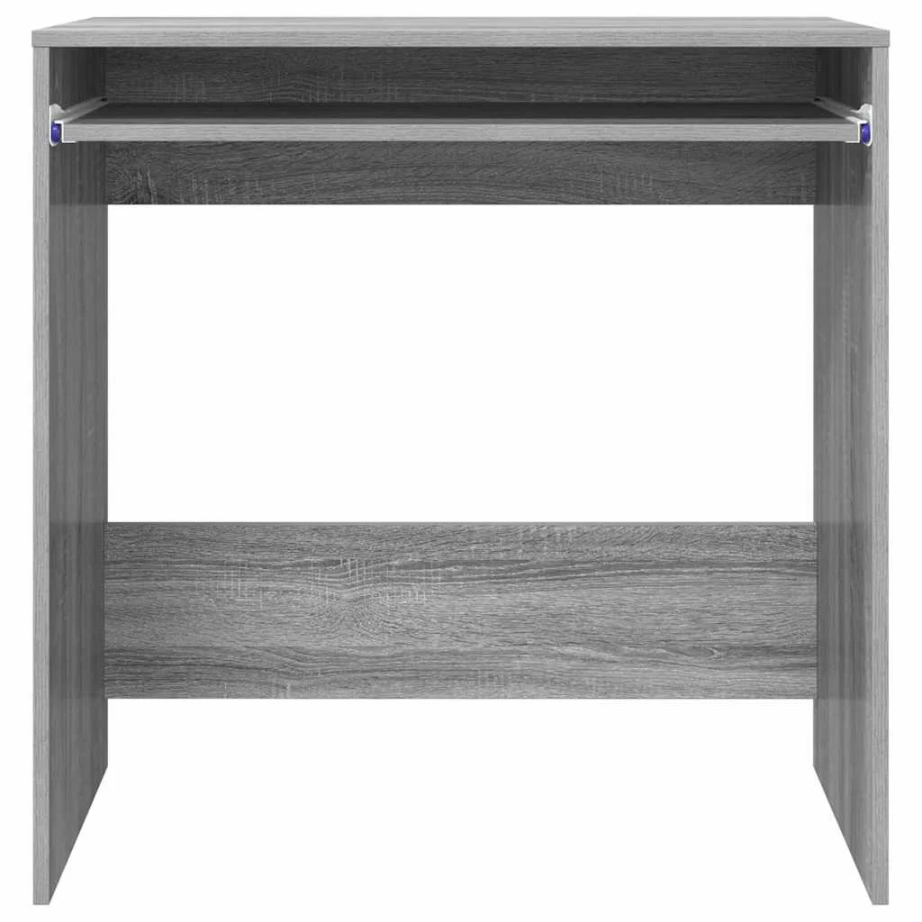 Bureau 77,5 x 43 x 79 cm sonoma gris bois d'ingénierie – vue de dos