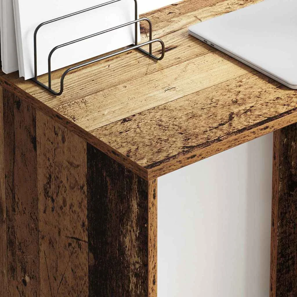 Bureau 78,5 x 37 x 154,5 cm bois ancien bois d'ingénierie – vue en situation