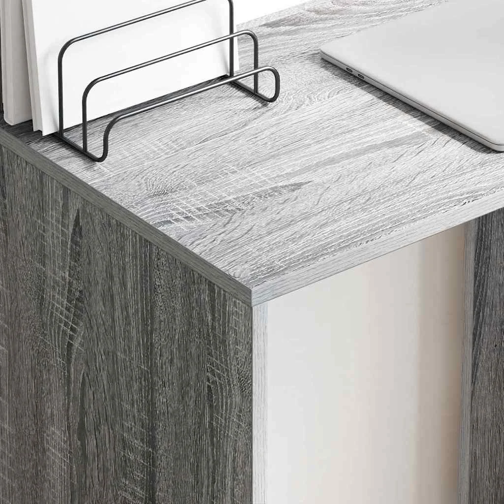 Bureau 78,5 x 37 x 154,5 cm sonoma gris bois d'ingénierie – vue en situation