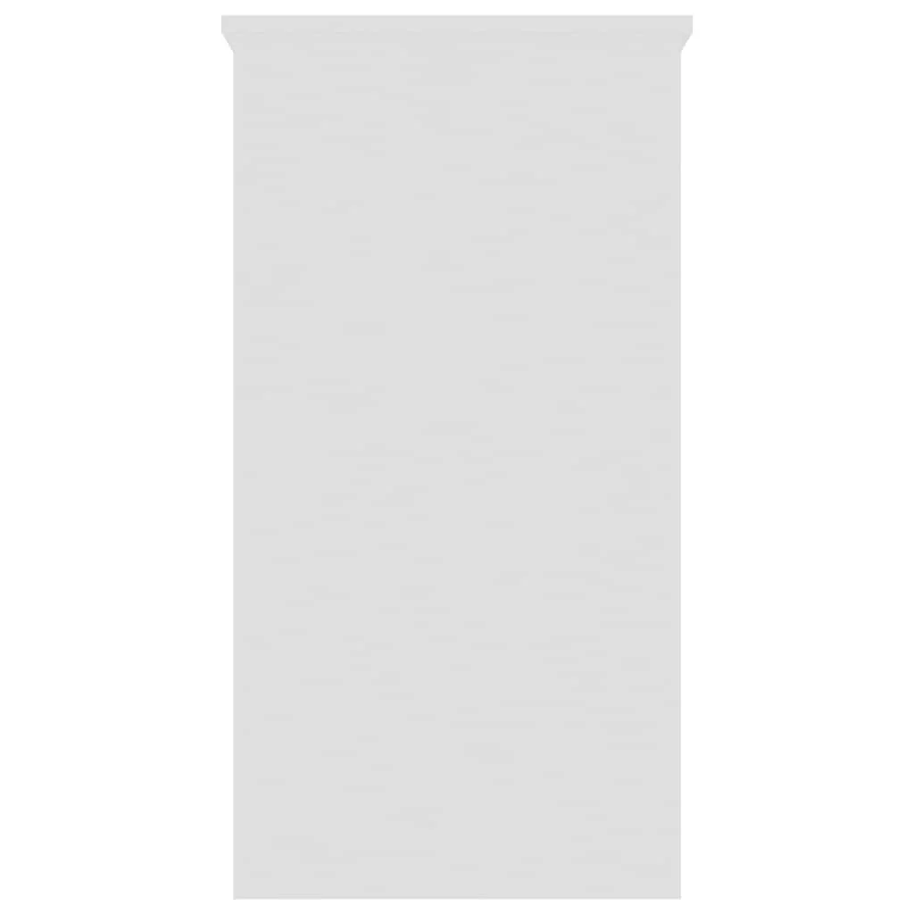 Bureau 80 x 40 x 75 cm blanc bois d'ingénierie – vue en situation