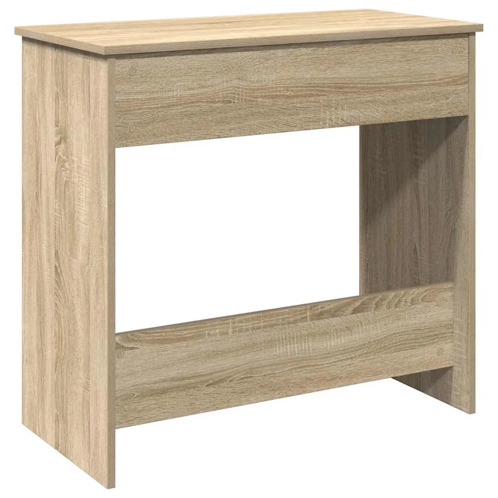 Bureau 80 x 40 x 75 cm chêne sonoma aggloméré – modèle 3 – vue de dos