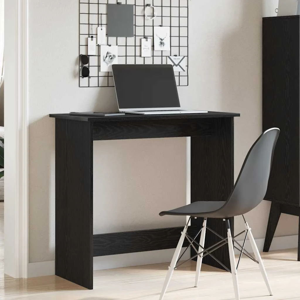 Bureau 80 x 40 x 75 cm noir aggloméré – modèle 2 – vue de détail