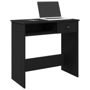 Bureau 80 x 40 x 75 cm noir aggloméré – modèle 3 – vue d’ensemble
