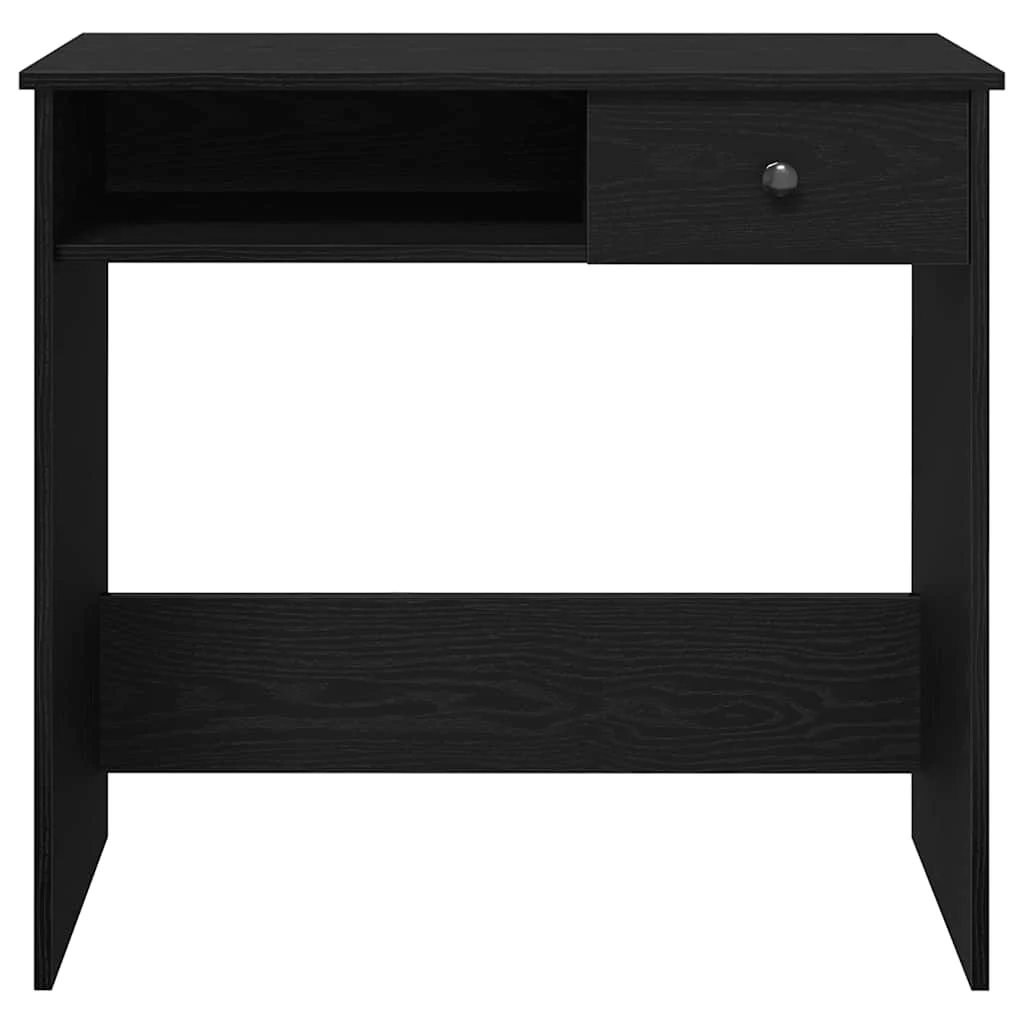 Bureau 80 x 40 x 75 cm noir aggloméré – modèle 3 – vue en situation