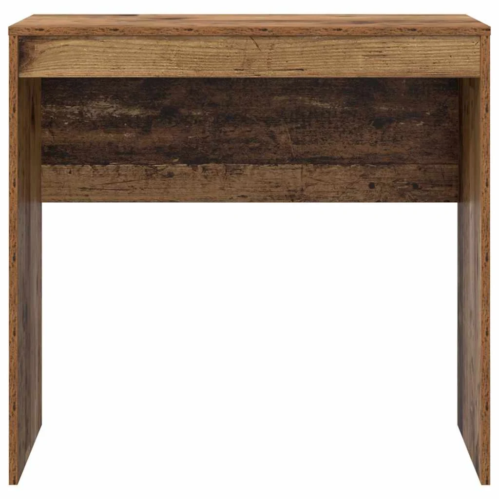 Bureau 80 x 40 x 76 cm bois ancien bois d'ingénierie – vue de dessus