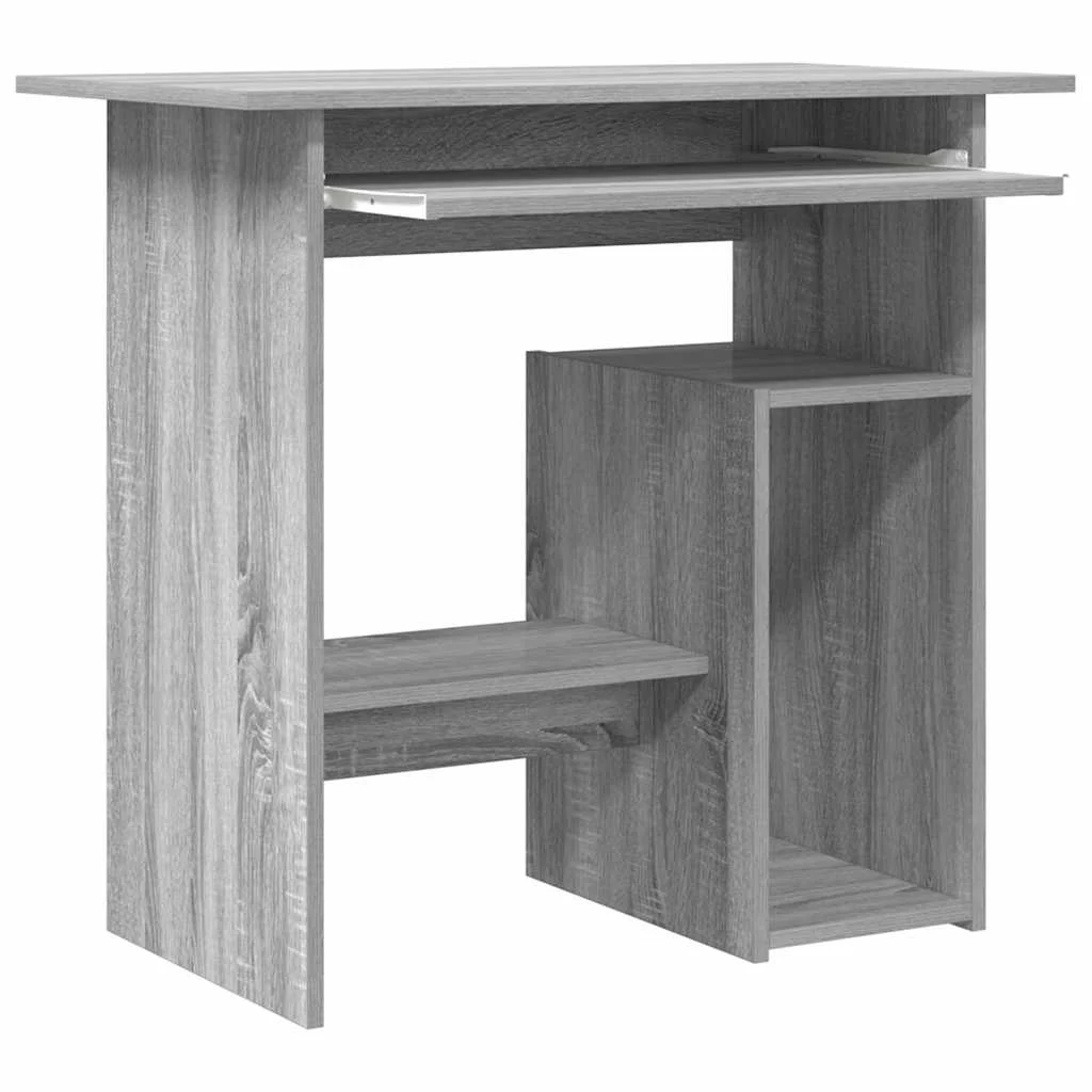 Bureau 80 x 45 x 74 cm sonoma gris bois d'ingénierie – vue en situation