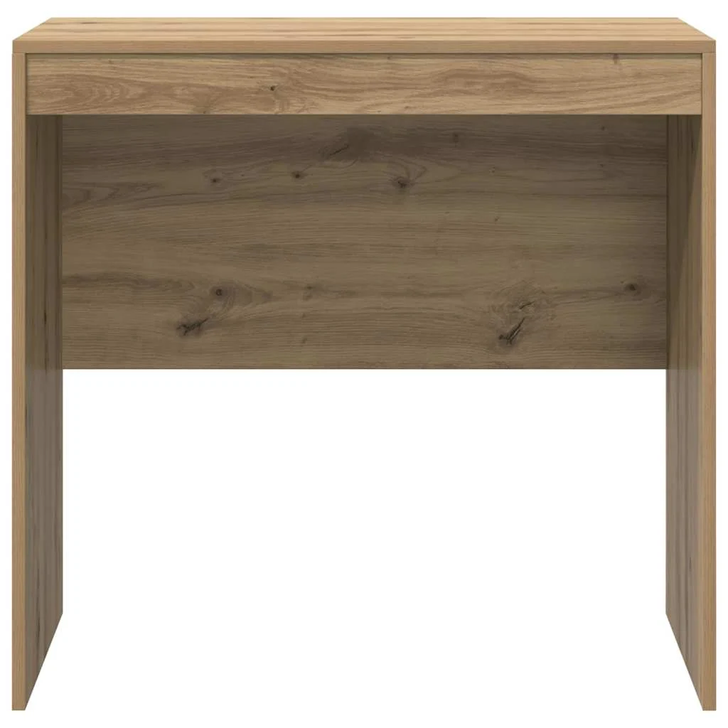 Bureau 80 x 50 x 76 cm chêne artisanal bois d'ingénierie – vue de dessus