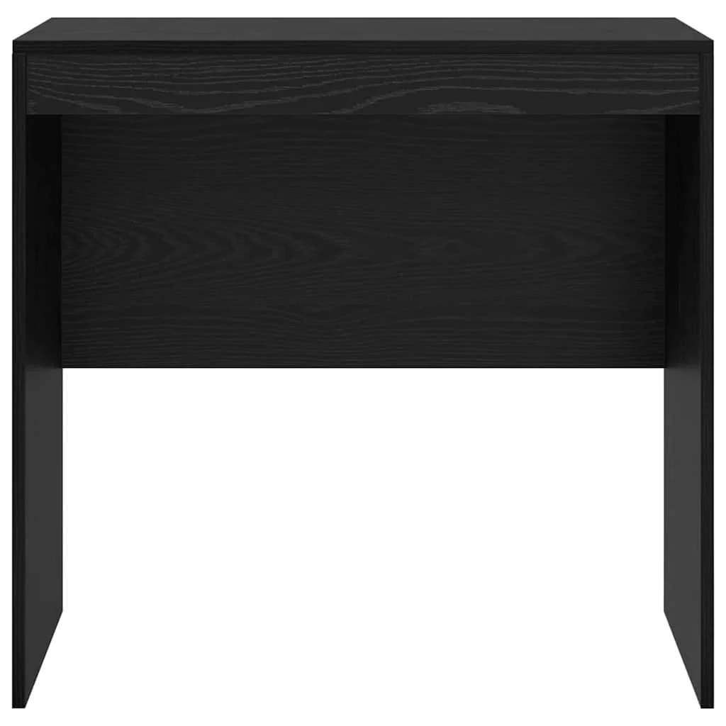 Bureau 80 x 50 x 76 cm chêne noir bois d'ingénierie – vue de dessus