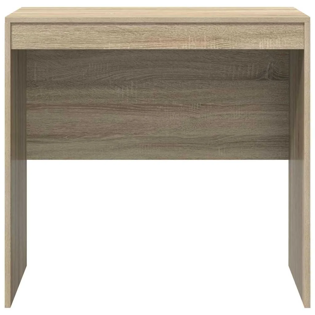 Bureau 80 x 50 x 76 cm chêne sonoma bois d'ingénierie – vue de dessus