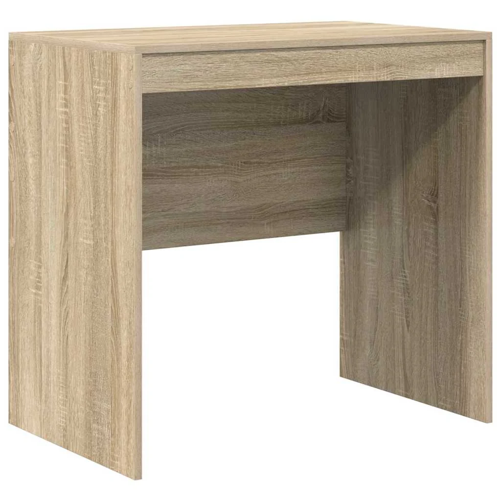 Bureau 80 x 50 x 76 cm chêne sonoma bois d'ingénierie – vue de côté