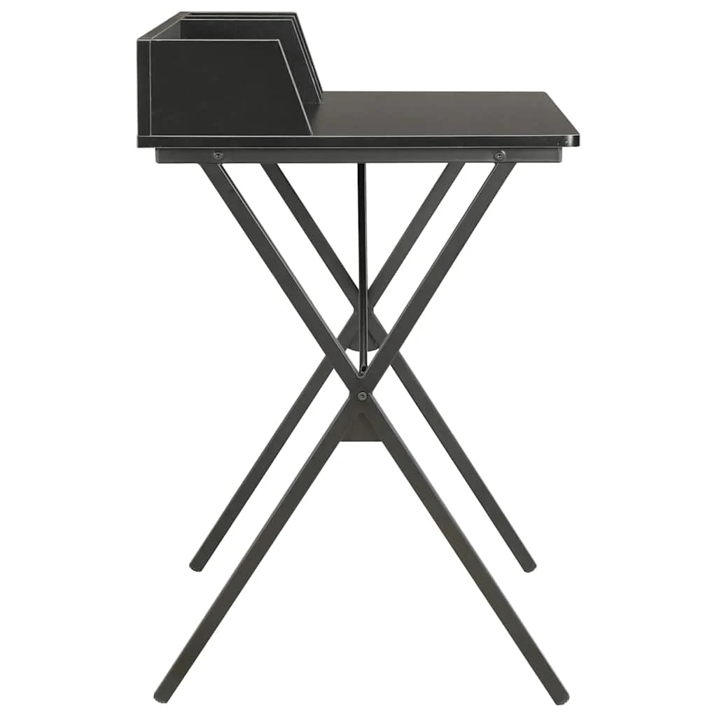 Bureau 80 x 50 x 84 cm noir aggloméré – vue en situation