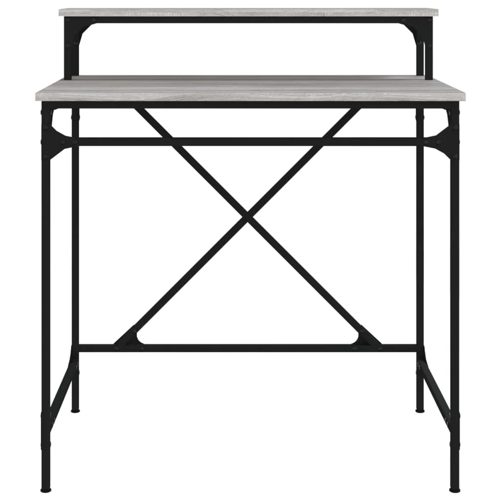 Bureau 80 x 50 x 90 cm sonoma gris bois d'ingénierie – vue en situation