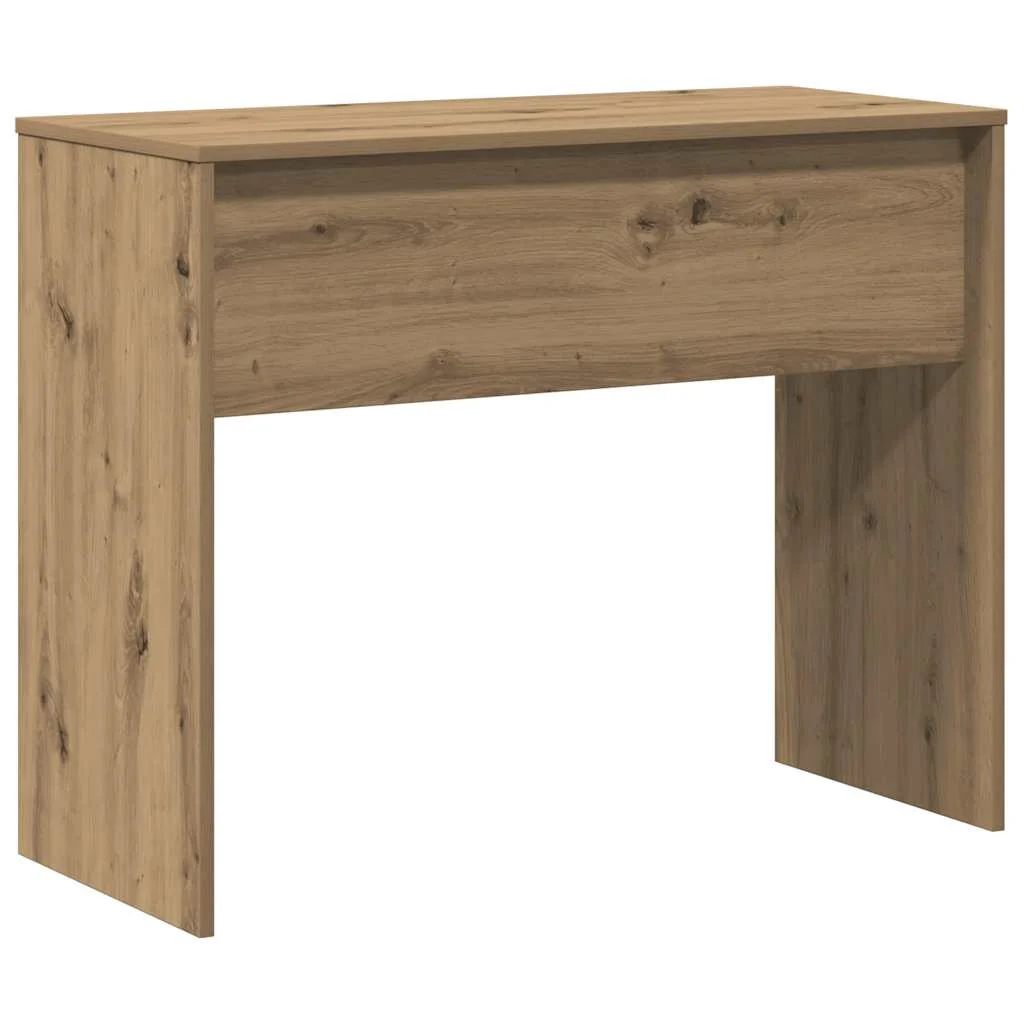 Bureau 90 x 40 x 72 cm chêne artisanal bois d'ingénierie – vue de dessus