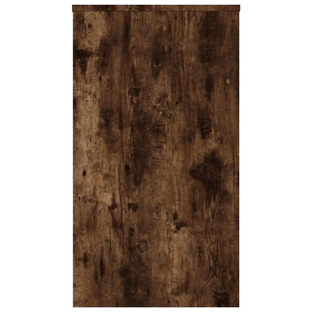 Bureau 90 x 40 x 72 cm chêne fumé bois d'ingénierie – vue de dessus