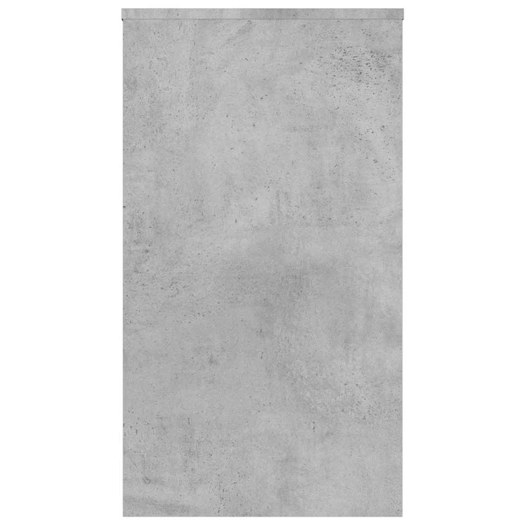 Bureau 90 x 40 x 72 cm gris béton bois d'ingénierie – vue de dessus