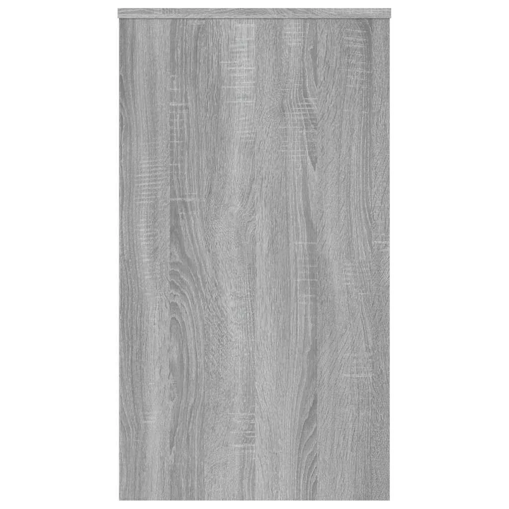 Bureau 90 x 40 x 72 cm sonoma gris bois d'ingénierie – vue de dessus